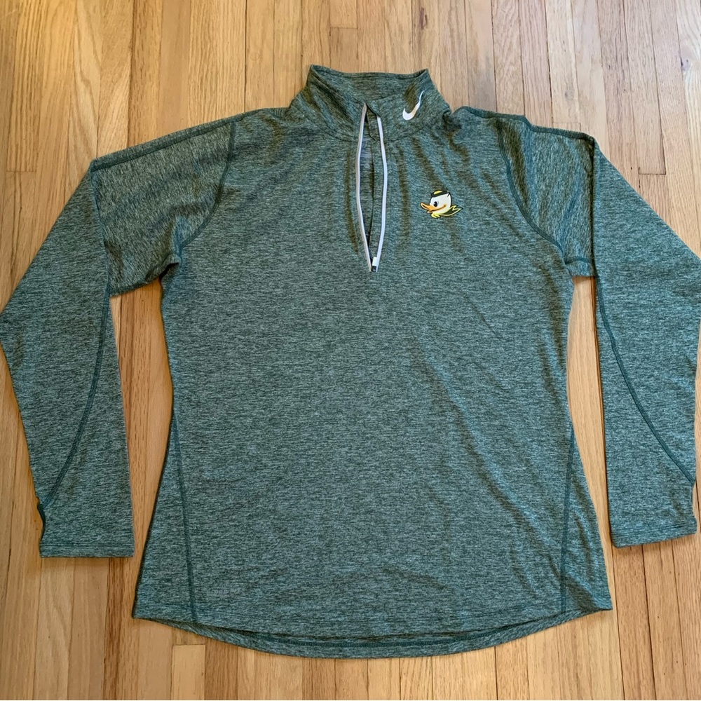 NWT Nike Oregon Ducks Dri-Fit Quarter Zip